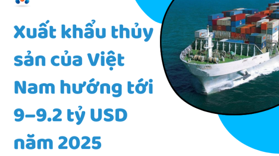 Xuất khẩu thủy sản của Việt Nam hướng  tới 9–9.2 tỷ USD năm 2025